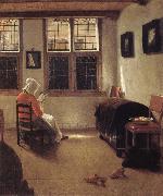 Pieter Janssens Elinga Woman Reading oil painting reproduction